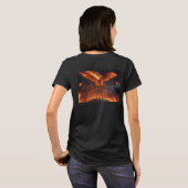 抗議Tシャツ、抵抗、反戦、反マガ Tシャツ (裏面フル)