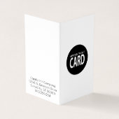 折られたアポイントメントカード 名刺 (外部)