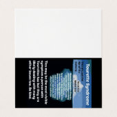 折られたカード氷山の一角 名刺 (外部フラット)