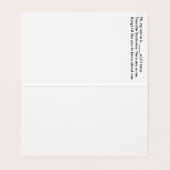 折られたカード氷山の一角 名刺 (内部フラット)