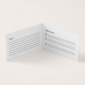 折られた不動産仲介業者の名刺 名刺 (内部)