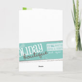 折られた写真の挨拶状:: candyfloss 2 シーズンカード (裏面)