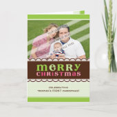 折られた写真の挨拶状:: candyfloss 2 シーズンカード (正面)