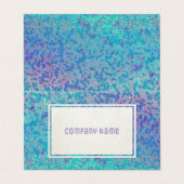 折られた名刺のグリッターのスターダスト 名刺 (外部フラット)