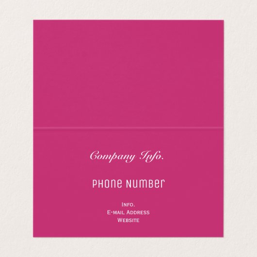 折られた名刺の花柄の抽象芸術のステンドグラス 名刺 (内部フラット)