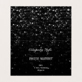 折られた名刺水晶きらきら光るなStrass 名刺 (内部フラット)