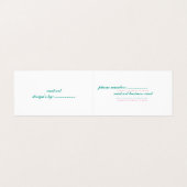 折られた名刺 名刺 (外部フラット)