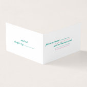 折られた名刺 名刺 (外部)