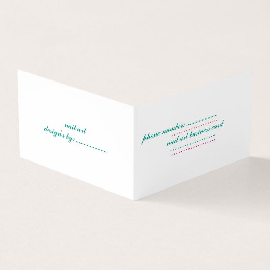 折られた名刺 名刺 (外部)