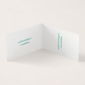 折られた名刺 名刺 (内部)