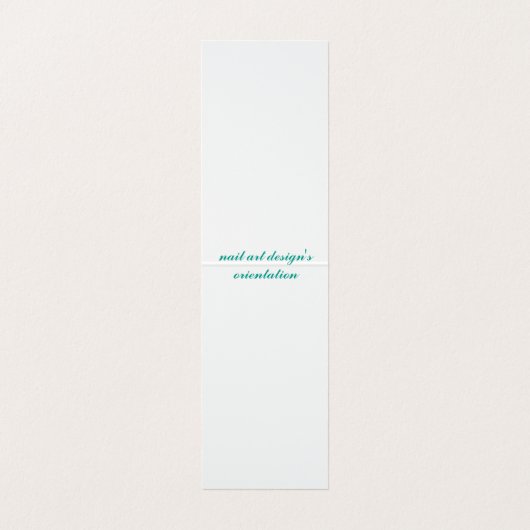 折られた名刺 名刺 (内部フラット)