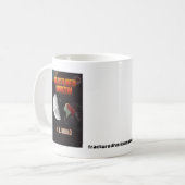 折られた地平線のマグ コーヒーマグカップ (正面左)