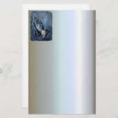 折られた手の祈りの言葉- Durer 便箋 (正面/裏面)