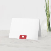 折られるハッピーイースターの写真のコラージュの淡いブルー シーズンカード (裏面)