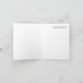 折られるホワイトクリスマスの夢猫の休日カード シーズンカード (内部)