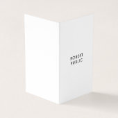 折られる専門のモダンでエレガントでシンプルなテンプレート 名刺 (外部)