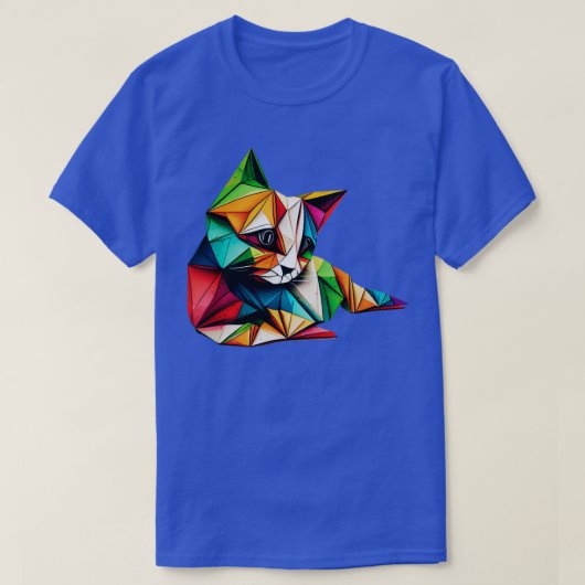 折りお洒落紙Cat3 Tシャツ (デザイン正面)