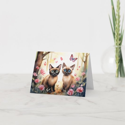 折りたかったバレンタインカード サンキューカード (正面)