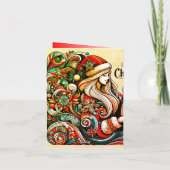 折りたたまれたホリデーカード シーズンカード (裏面)