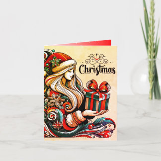 折りたたまれたホリデーカード シーズンカード