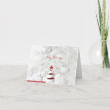 折りたたまれた休暇のカード