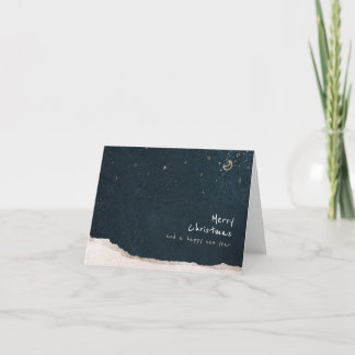 折りたたまれた感謝カード 「メリークリスマス」 サンキューカード