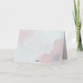 折りたたまれた招待カード 招待状 (裏面)