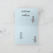 折りたたまれた招待状 : 古代ギリシャの彫刻 招待状 (内部)