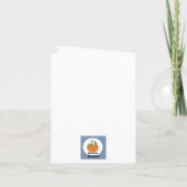 折りたたまれた招待状 招待状 (裏面)