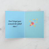 折りたたまれた招待状 招待状 (内部)