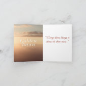 折りたたまれた招待状 招待状 (内部)