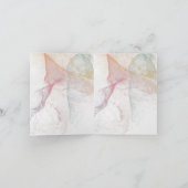 折りたたまれた招待状 招待状 (内部)