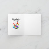 折りたたまれた招待状 招待状 (内部)