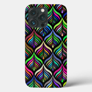 折りたたみカラー抽象芸術虹 iPhone 13 PROケース