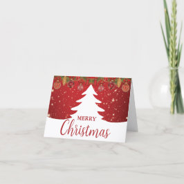 折りたたみクリスマスカード カード
