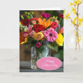 折りたたみグリーティングカード カード (黄色い花)