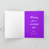 折りたたみグリーティングカード(ハッピーバースデー) カード (内部)