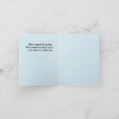 折りたたみグリーティングカード : 信仰 カード (内部)