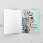 折りたたみベイビーカード サンキューカード (内部)