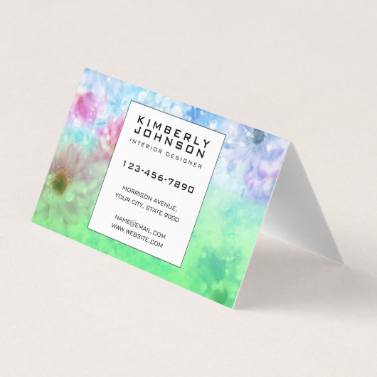 折りたたみ名刺 名刺 (裏面)