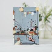 「折りたたみ庭園」ウィリアム・ヒース・ロビンソン著 サンキューカード (スタンド正面)