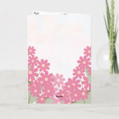 折りたたみ式のグリーティングカード カード (裏面)