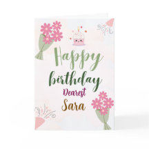 折りたたみ式のグリーティングカード