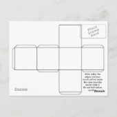 折りたたみ式クッキーボックス ポストカード (裏面)