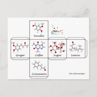 折りたたみ式クッキーボックス ポストカード