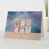 折りたたみ式クリスマスカード_キリストの降誕 カード (裏面)