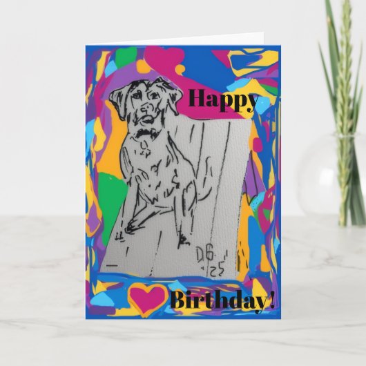 折りたたみ式グリーティングカード カード (正面)