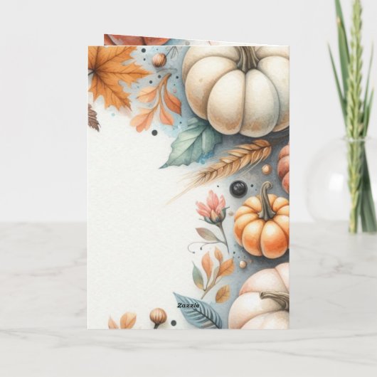 折りたたみ式グリーティングカード カード (裏面)