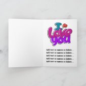 折りたたみ式グリーティングカード カード (内部)