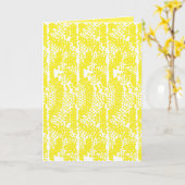 折りたたみ式グリーティングカード カード (黄色い花)